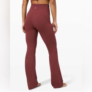 2020 Lululemon Groove Pant Leggings Flare Super High-Rise Nulu Savannah Size 4